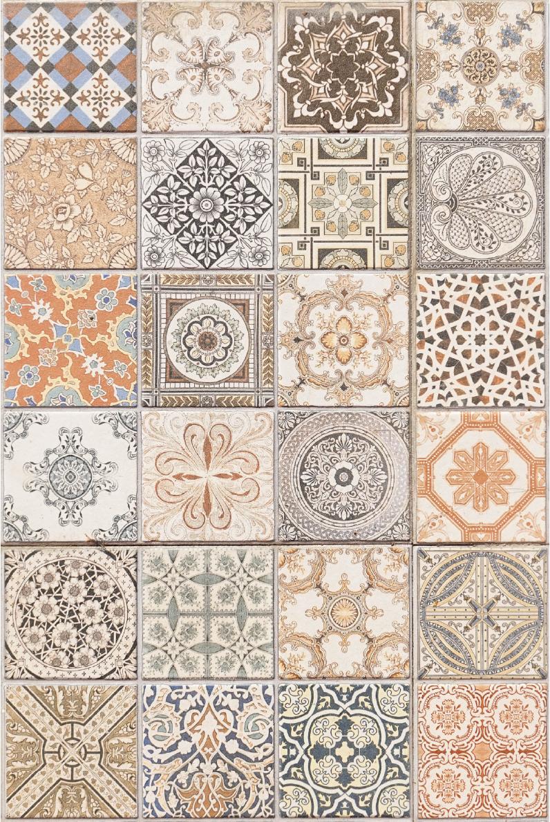 Dixie Belle Moorish Tiles - A3 Rice Decoupage Paper