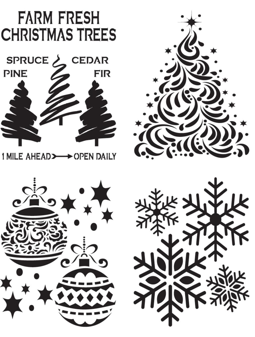 Dixie Belle Holiday Joy - Stencil