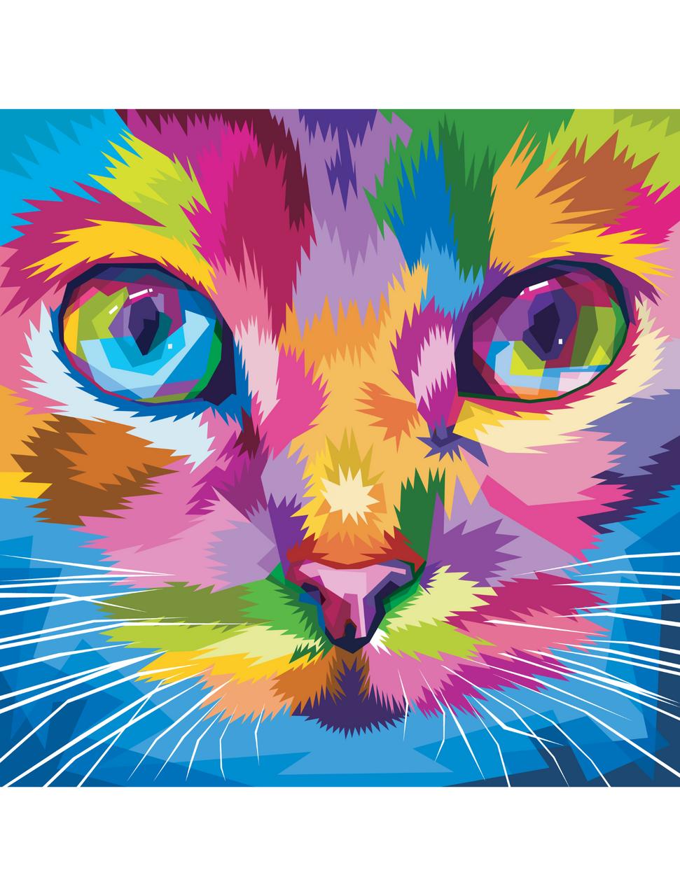 Dixie Belle Rainbow Kitty - Rice Decoupage Paper