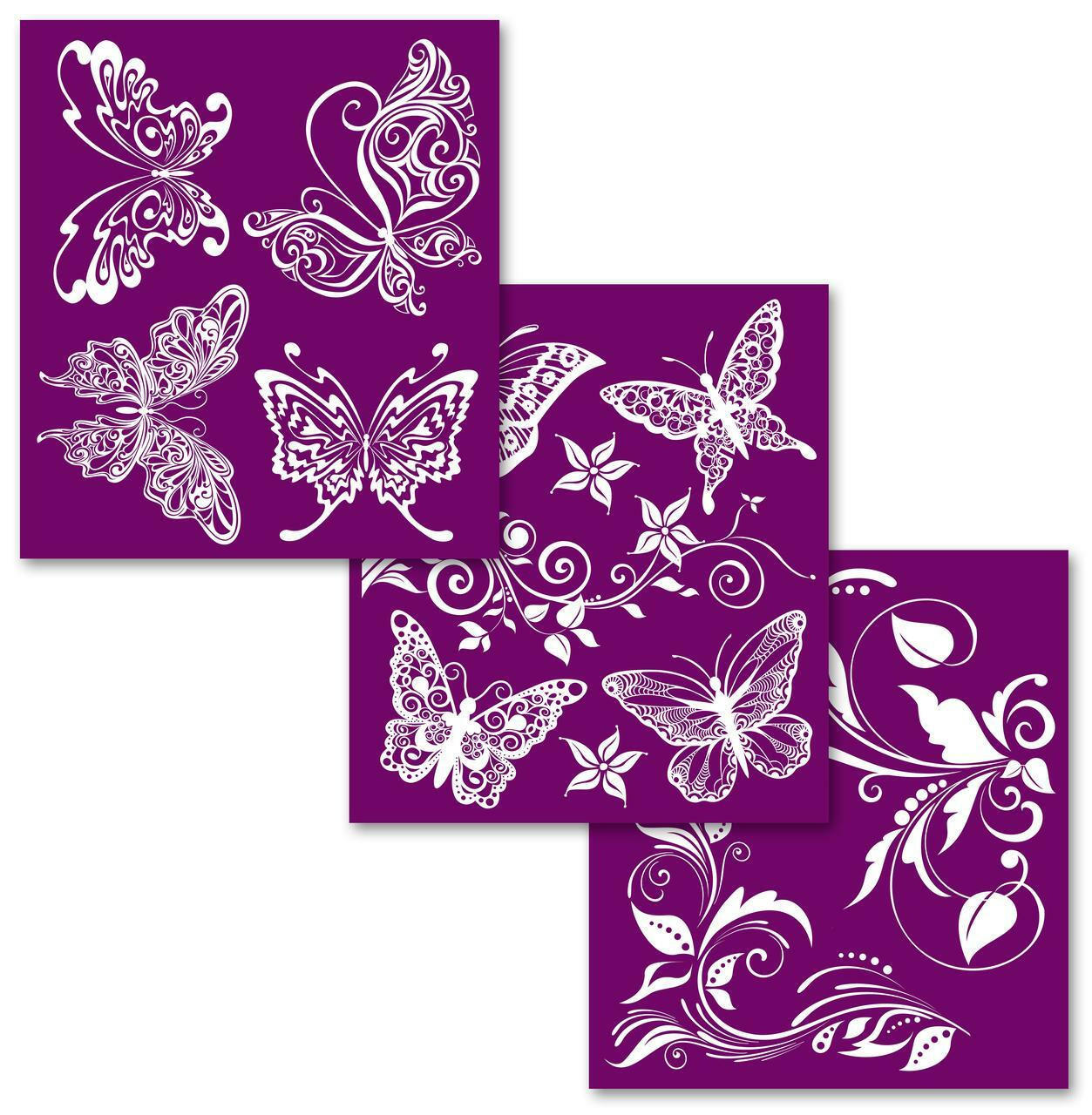 Dixie Belle Butterflies - Silkscreen Stencil