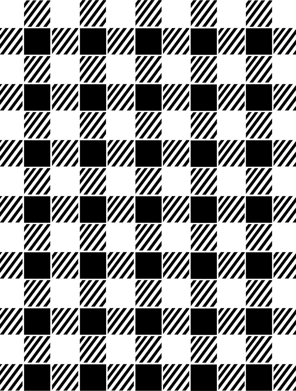 Dixie Belle Buffalo Check - Stencil