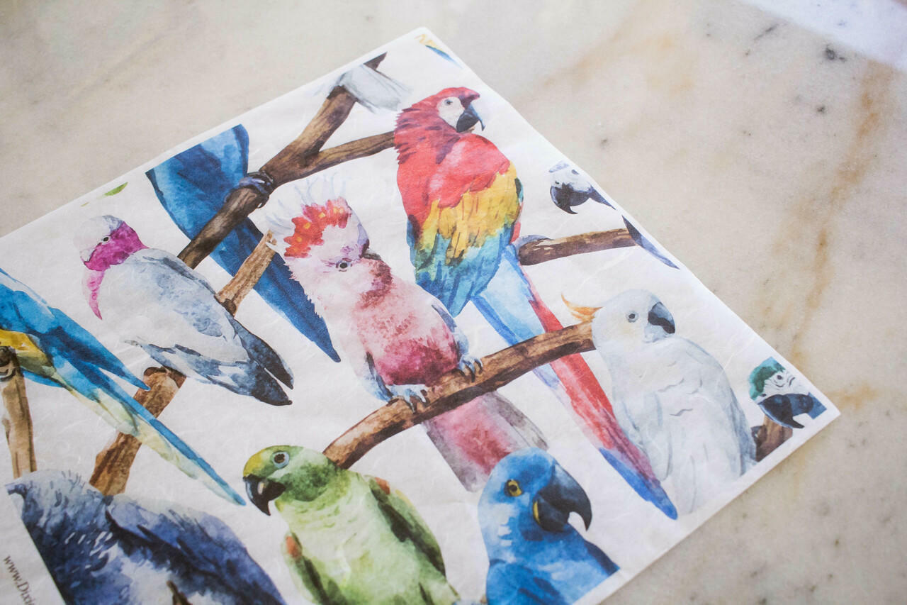Dixie Belle Birds - Rice Decoupage Paper