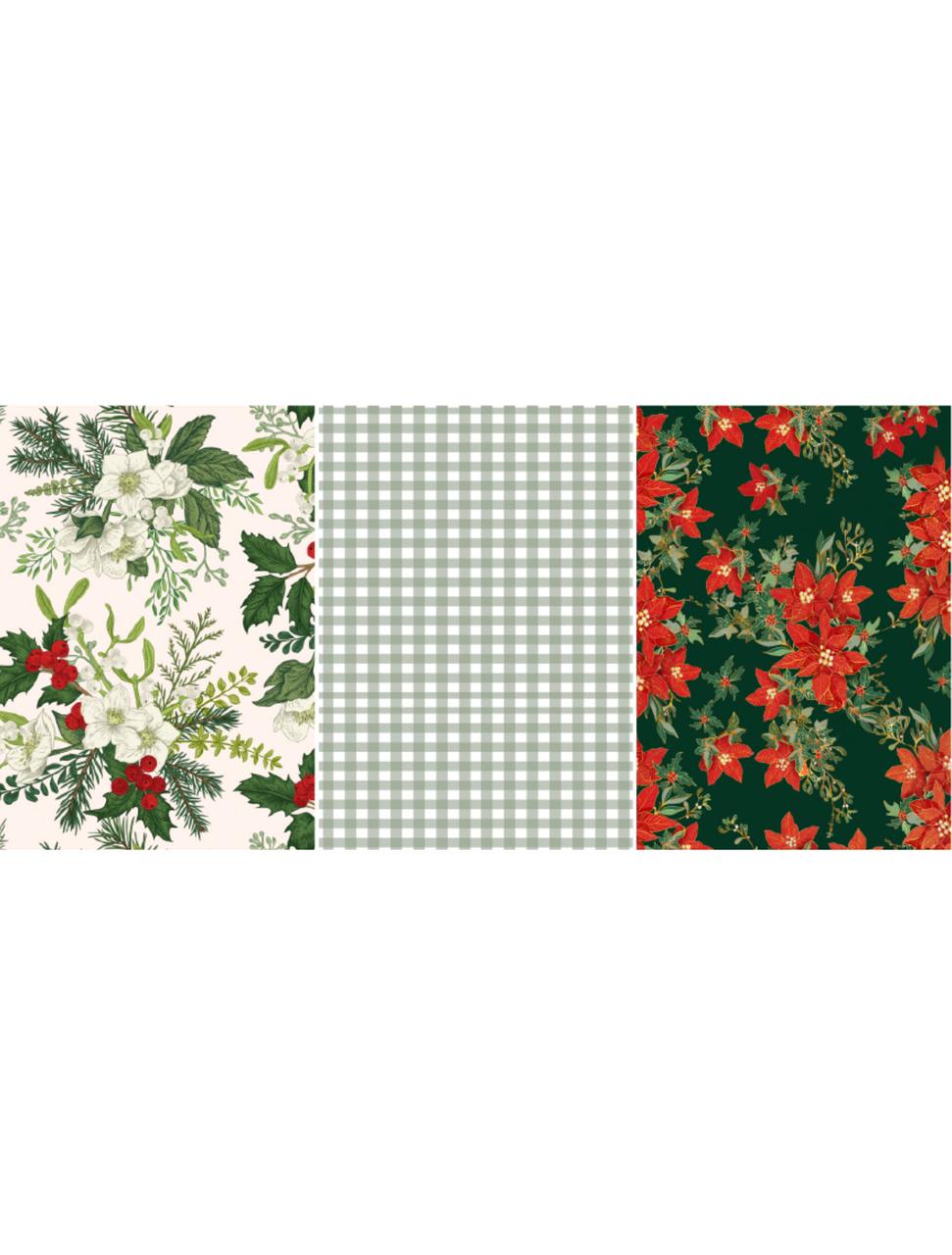 Dixie Belle Holiday Holly - A3 Rice Decoupage Paper