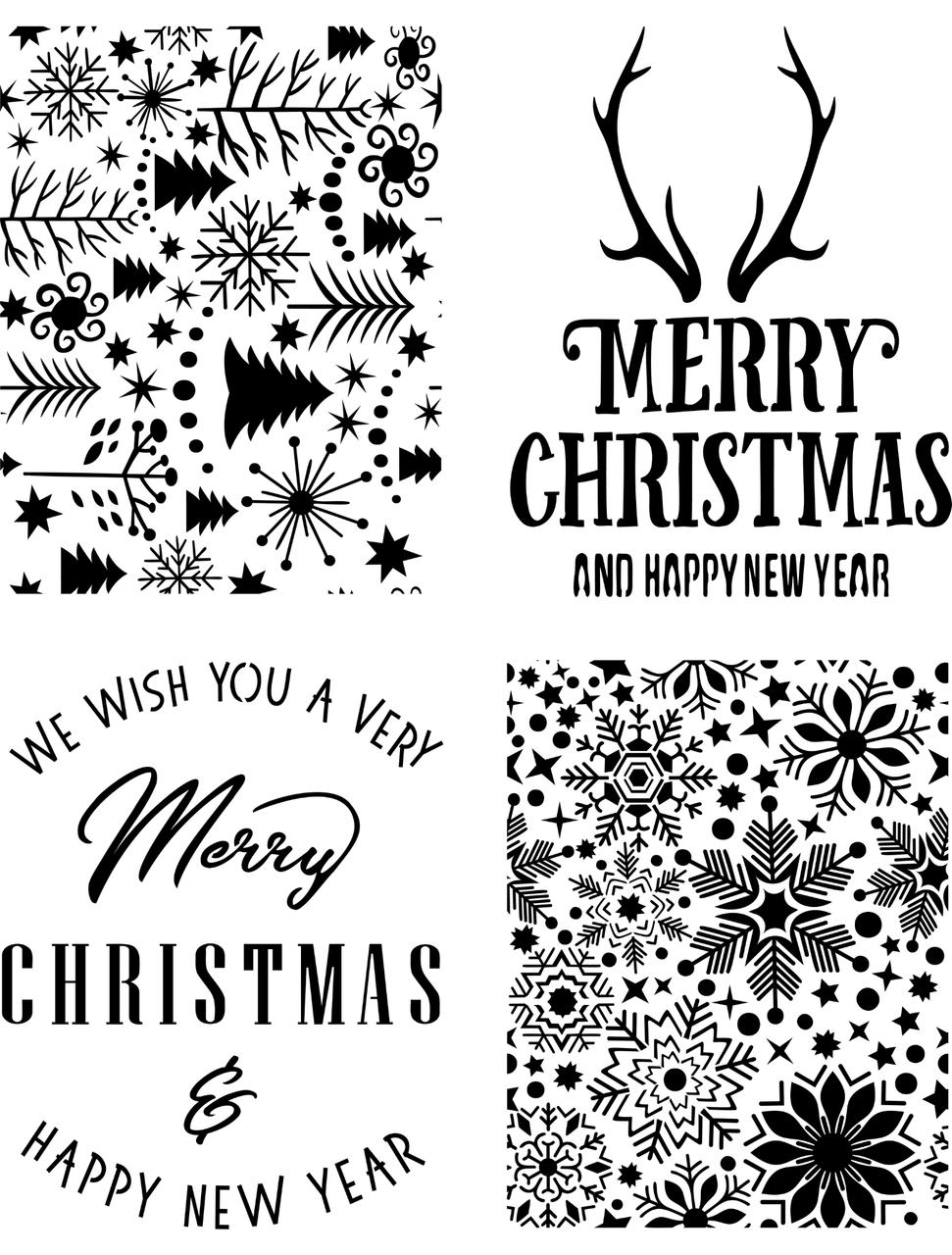 Dixie Belle Christmas Cheer - Stencil