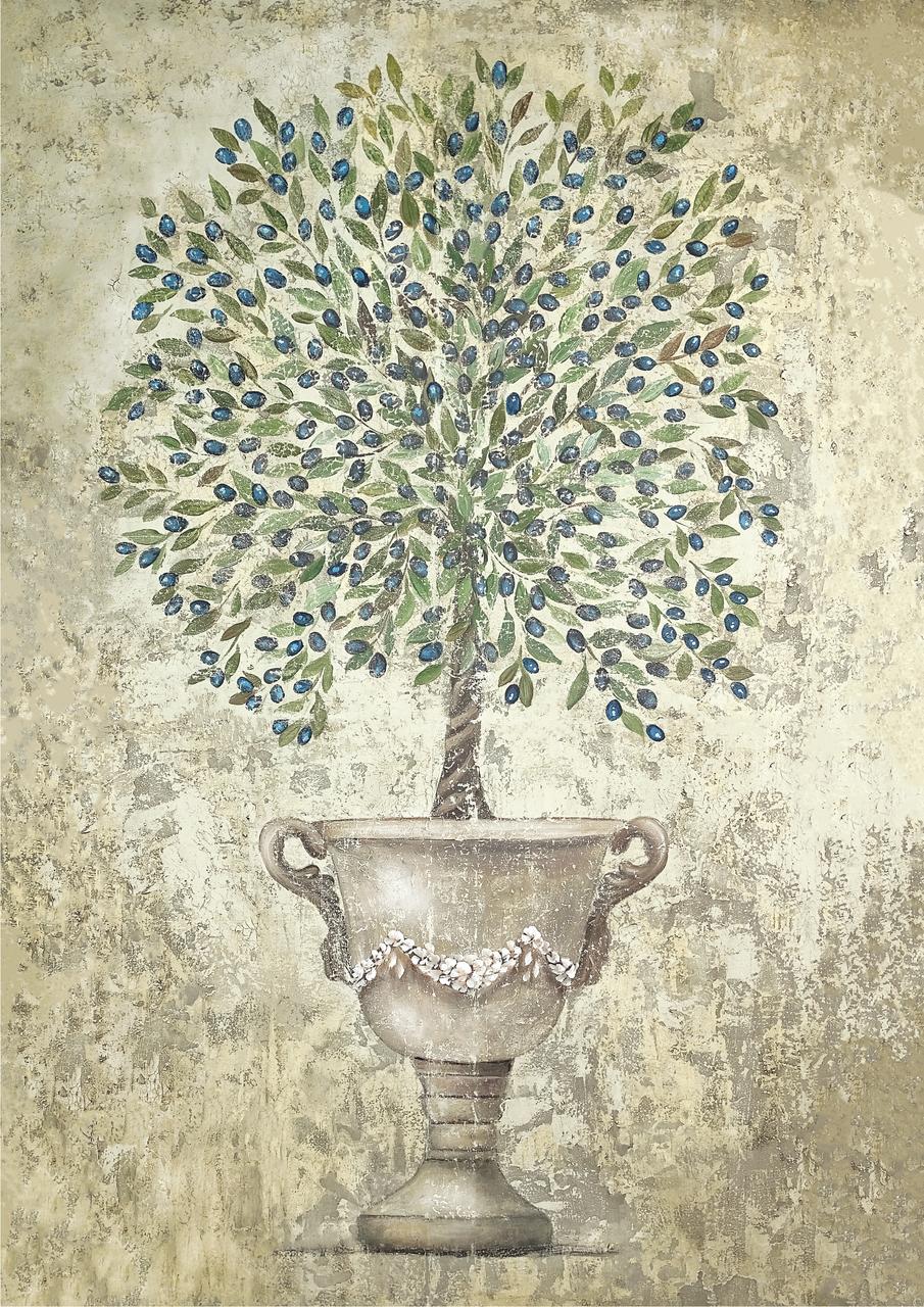 Dixie Belle Tuscan Olive - Tissue Decoupage Paper