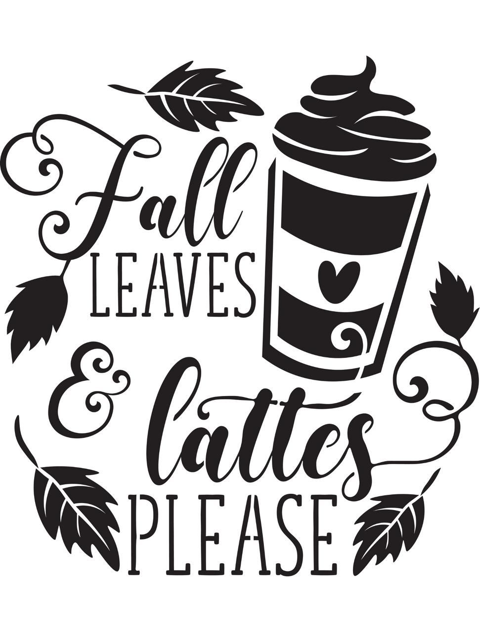 Dixie Belle Fall Lattes - Stencil
