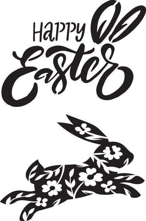 Dixie Belle Happy Easter - Stencil