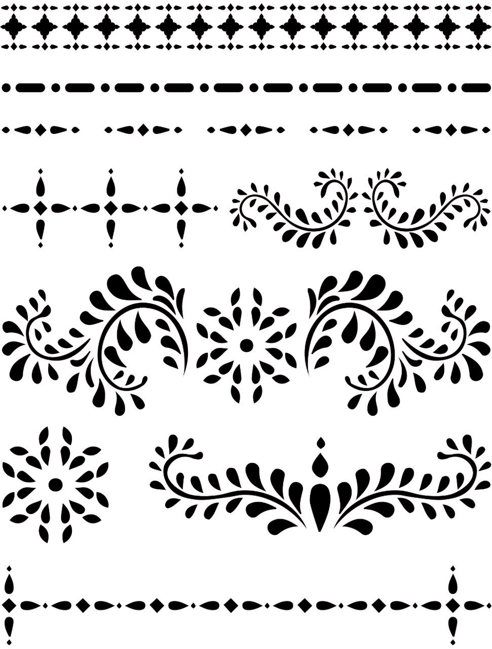 Dixie Belle Bone Inlay - Stencil