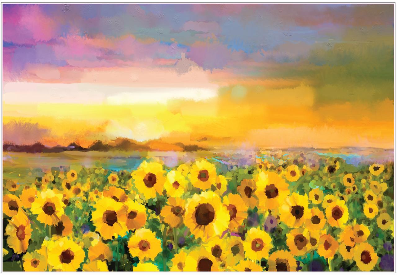 Dixie Belle Sunflower Sunset - A1 Rice Decoupage Paper