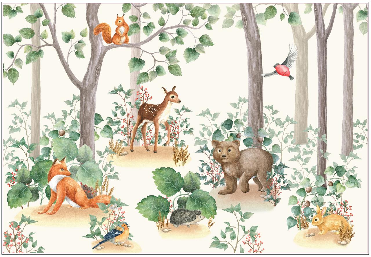 Dixie Belle Woodland Nursery - A1 Rice Decoupage Paper