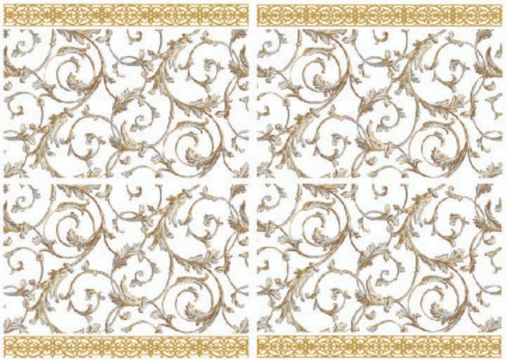 Dixie Belle Baroque Swirls - Water Slide Transfer