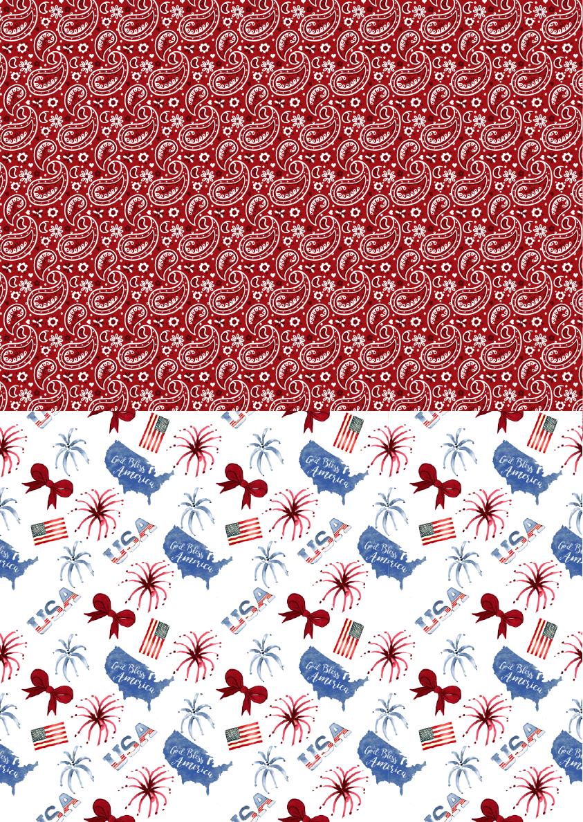 Dixie Belle Patriotic Pride - A3 Rice Decoupage Paper