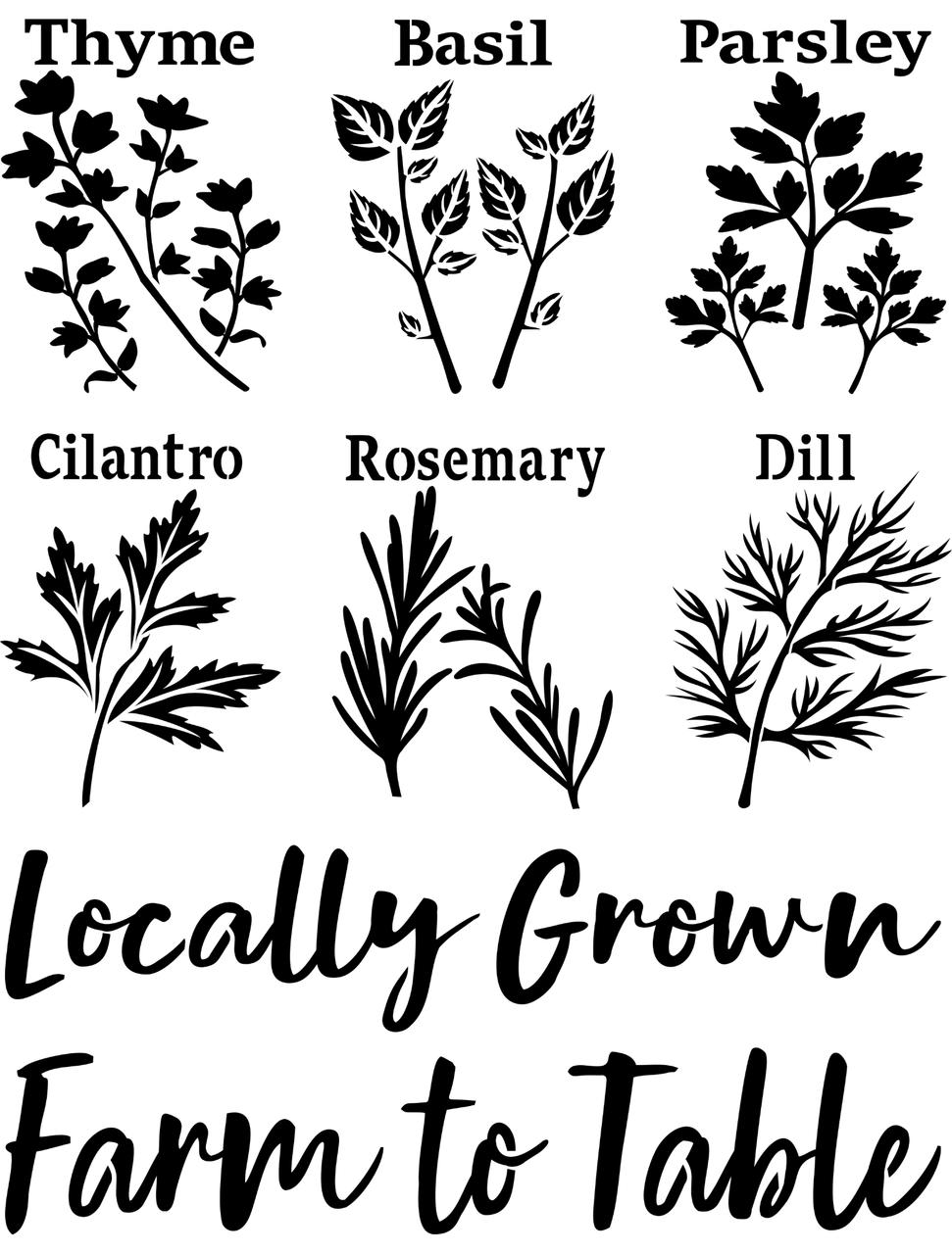 Dixie Belle Locally Grown - Stencil