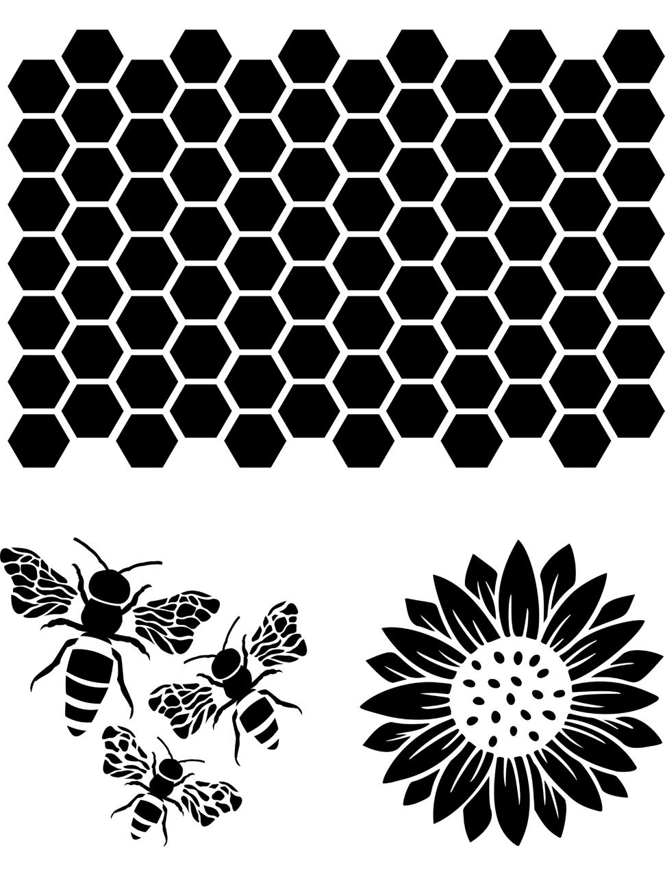 Dixie Belle The Bee's Knees - Stencil