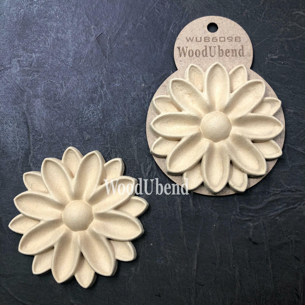 Dixie Belle Floral Applique #6098 (Set of 2)