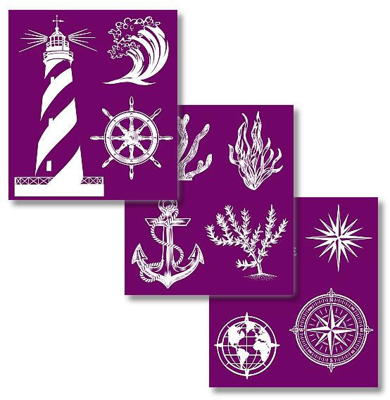 Dixie Belle Nautical - Silkscreen Stencil