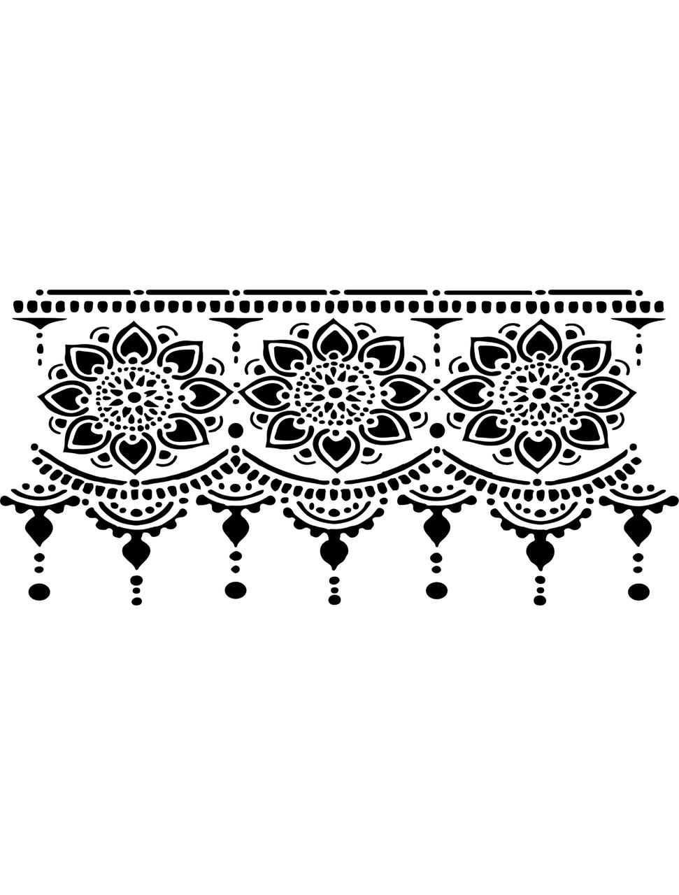 Dixie Belle Lotus Bloom - Stencil