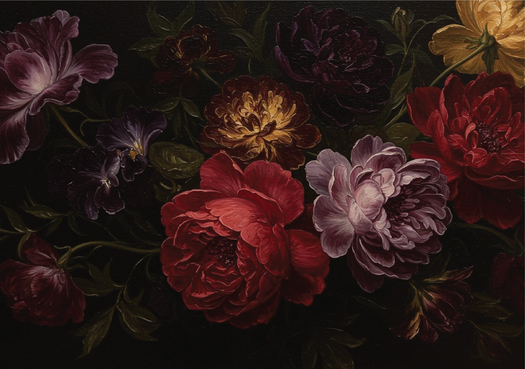 Dixie Belle Painter's Peonies - A2 Rice Decoupage Paper