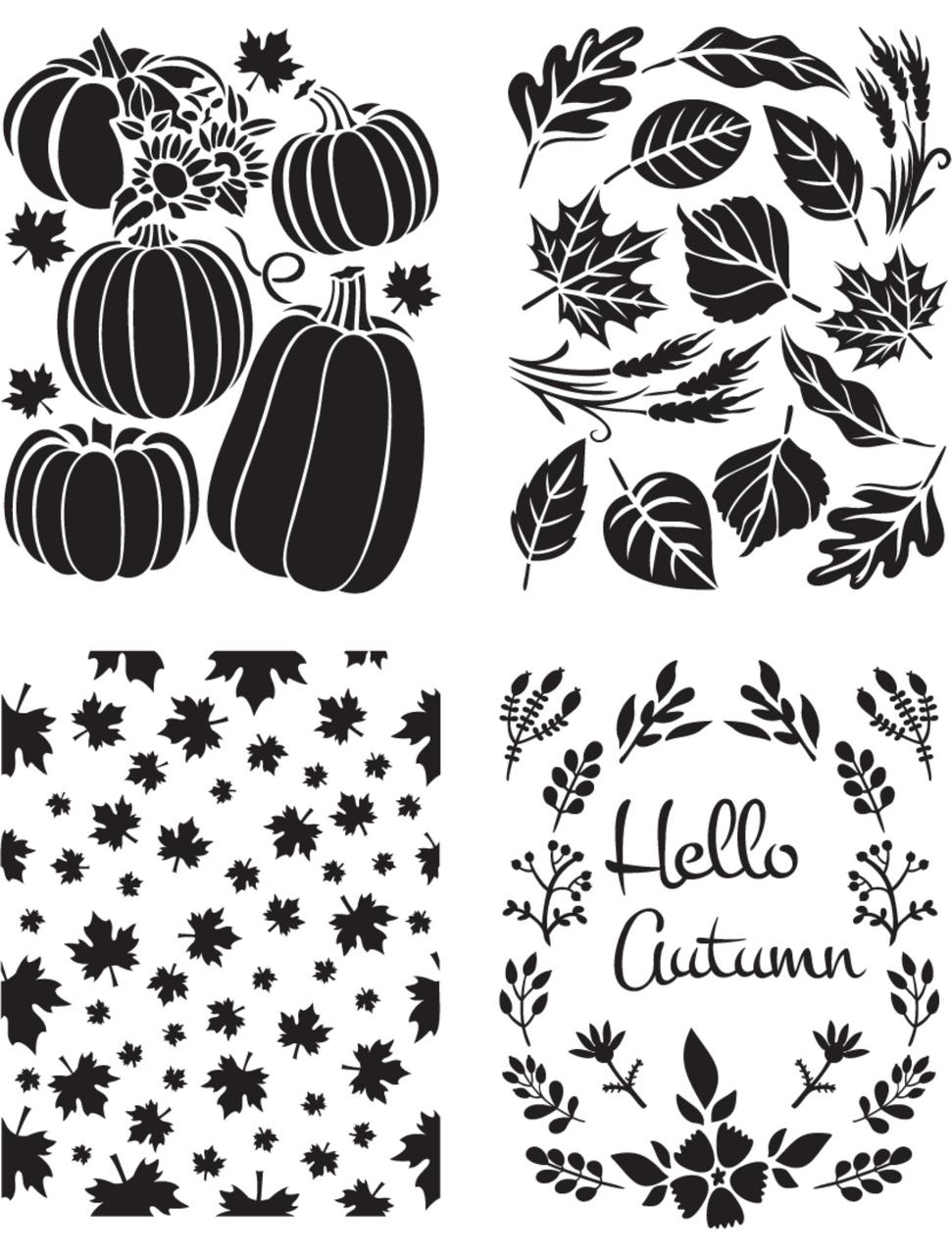Dixie Belle Hello Autumn - Stencil